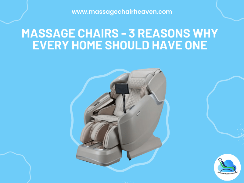 Sillas de masaje: 3 razones por las que cada hogar debería tener una