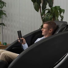 Cargar imagen en el visor de la galería, Inner WellnessMassage ChairInner Balance Wellness Ji Zero Wall Heated L Track Massage ChairBlackMassage Chair Heaven