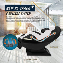 Cargar imagen en el visor de la galería, KahunaMassage ChairKahuna SM-7300S Premium SL-track Massage ChairBlackMassage Chair Heaven
