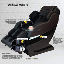 Cargar imagen en el visor de la galería, KahunaMassage ChairKahuna SM-7300S Premium SL-track Massage ChairBlackMassage Chair Heaven