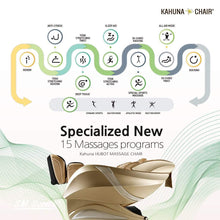 Cargar imagen en el visor de la galería, KahunaMassage ChairsKahuna Exquisite Rhythmic 3D Massage Chair (Hubot HM-078)BrownMassage Chair Heaven