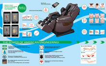 Cargar imagen en el visor de la galería, LuracoMassage ChairLuraco i7 Plus Medical Massage ChairBrownMassage Chair Heaven