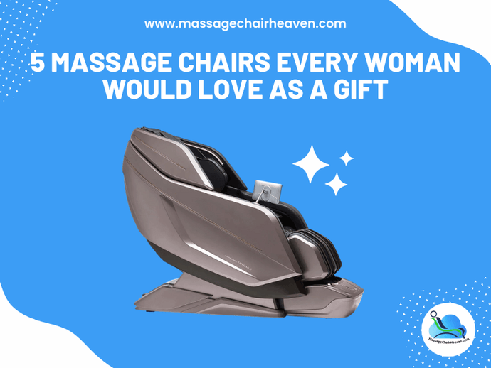 5 sillas de masaje que a toda mujer le encantaría regalar