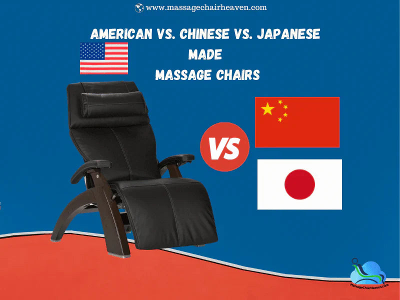 americano vs. Chino vs. Sillones de masaje de fabricación japonesa