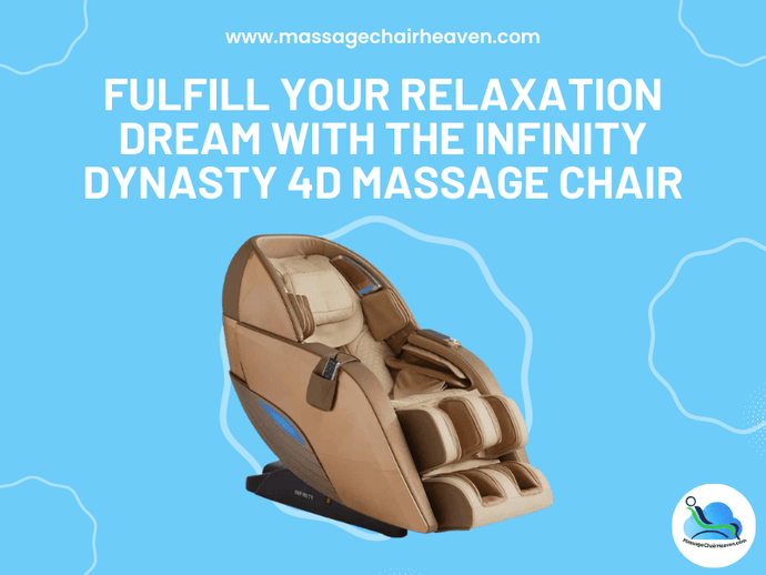 Cumple tu sueño de relajación con el sillón de masaje 4D Infinity Dynasty