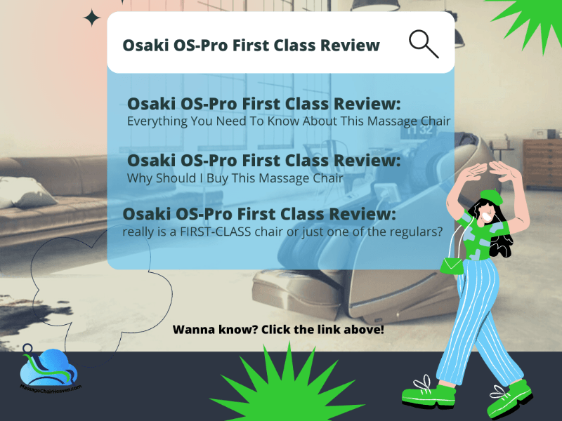 Revisión de primera clase de Osaki OS-Pro