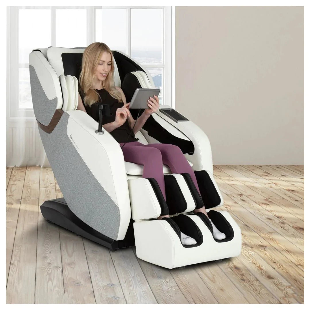 Human TouchMassage ChairsHuman Touch WholeBody® ROVE Reclining Massage Chair w/ Intuitive Tablet RemoteSlateMassage Chair Heaven