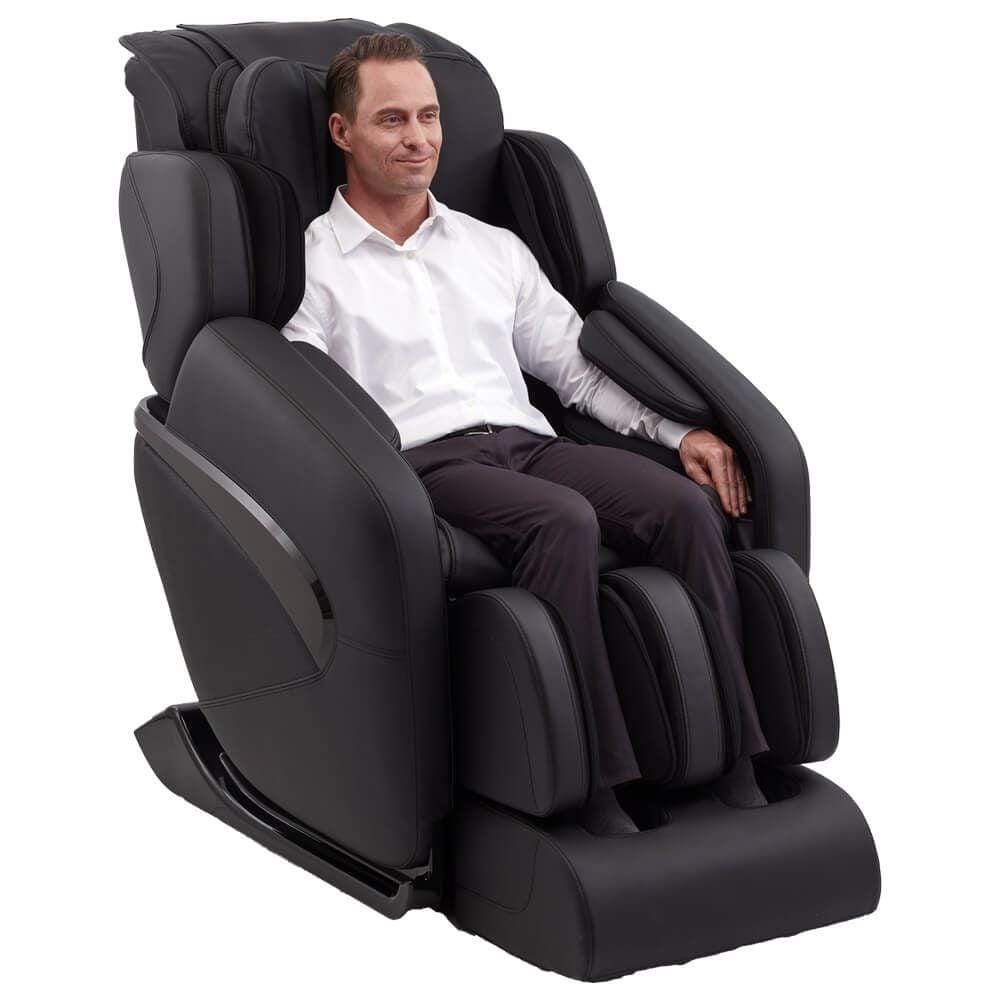 Inner WellnessMassage ChairsInner Balance WellNess Jin Deluxe SL-Track Massage Chair w/ Zero GravityBlackMassage Chair Heaven