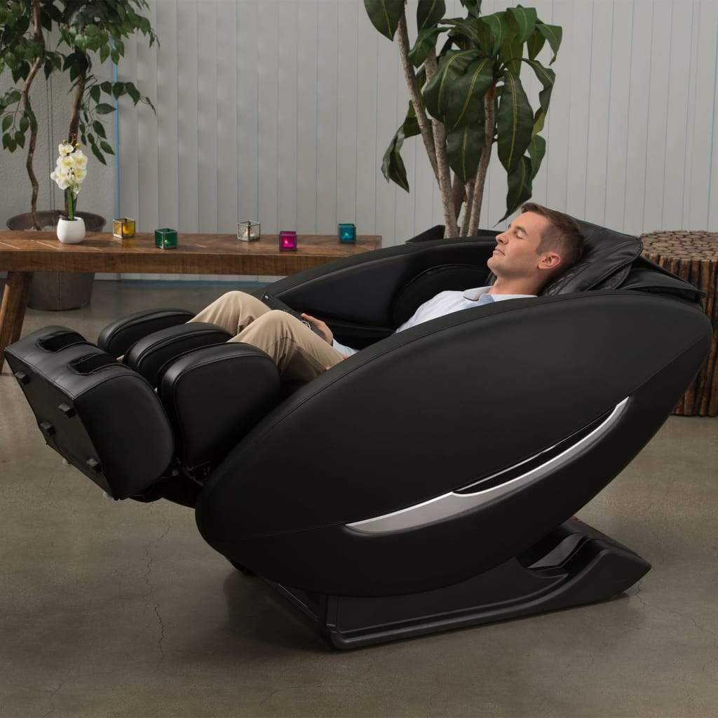 Inner WellnessMassage ChairInner Balance Wellness Ji Zero Wall Heated L Track Massage ChairBlackMassage Chair Heaven