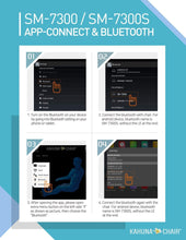 Cargar imagen en el visor de la galería, KahunaMassage ChairKahuna SM-7300S Premium SL-track Massage ChairBlackMassage Chair Heaven