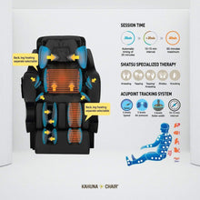 Cargar imagen en el visor de la galería, KahunaMassage ChairKahuna SM-7300S Premium SL-track Massage ChairBlackMassage Chair Heaven