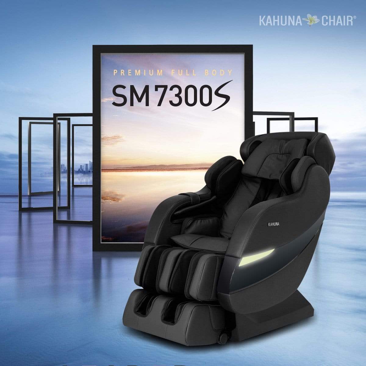 KahunaMassage ChairKahuna SM-7300S Premium SL-track Massage ChairBlackMassage Chair Heaven