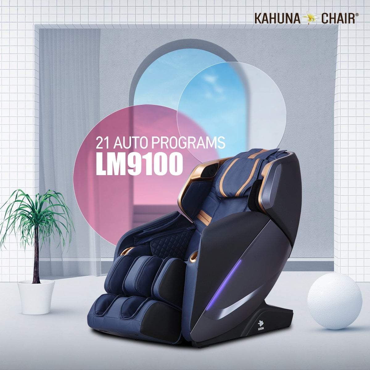 KahunaMassage ChairsKahuna LM-9100 4D Massage ChairBrownMassage Chair Heaven