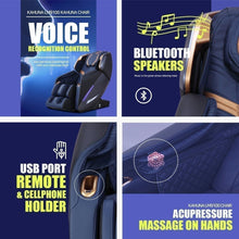 Cargar imagen en el visor de la galería, KahunaMassage ChairsKahuna LM-9100 4D Massage ChairBrownMassage Chair Heaven