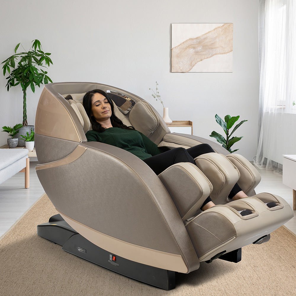 KyotaMassage ChairsKyota Kansha M878 4D Massage ChairGold/TanMassage Chair Heaven