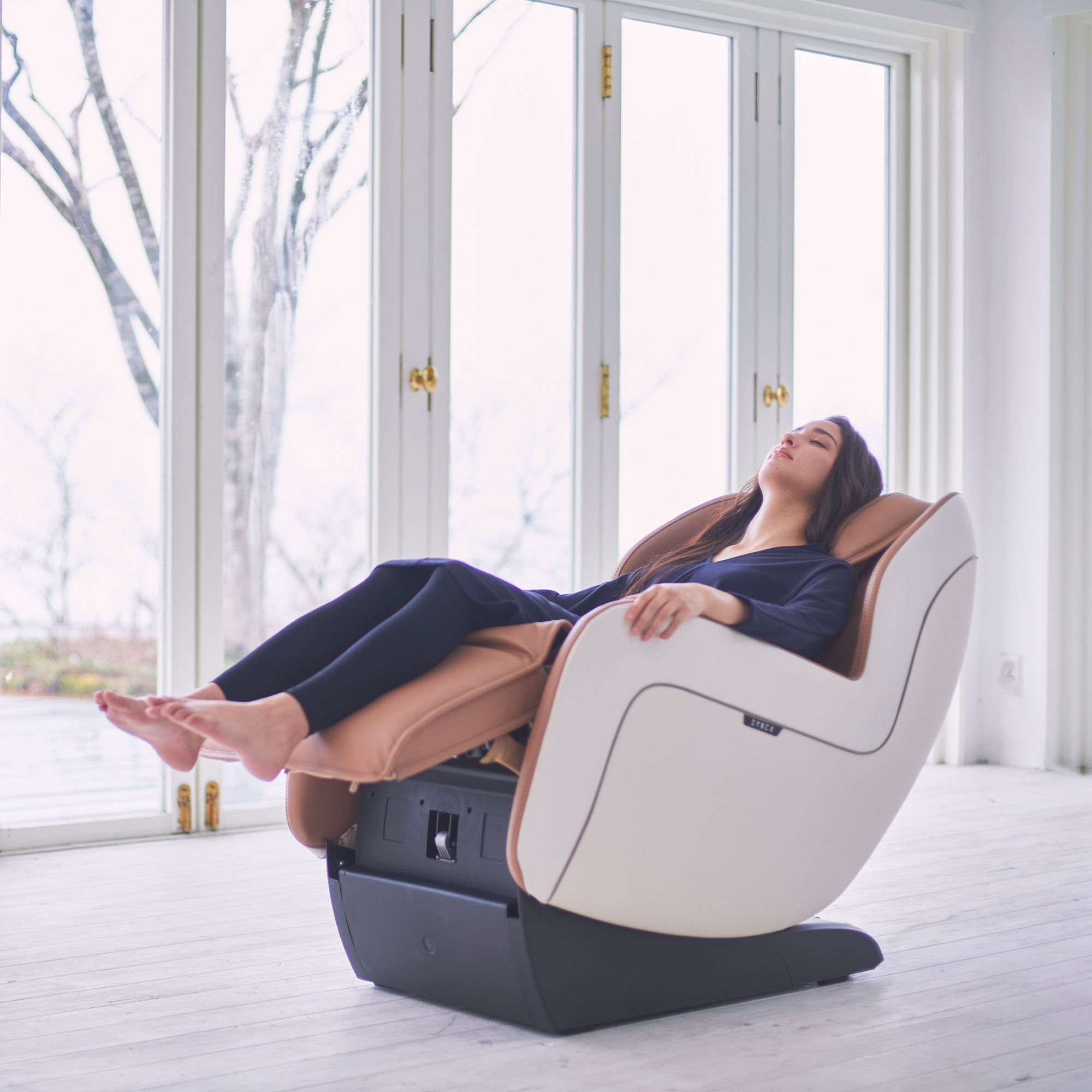 SyncaMassage ChairsSynca Zero Gravity SL Track Heated Massage Chair CirC+EspressoMassage Chair Heaven