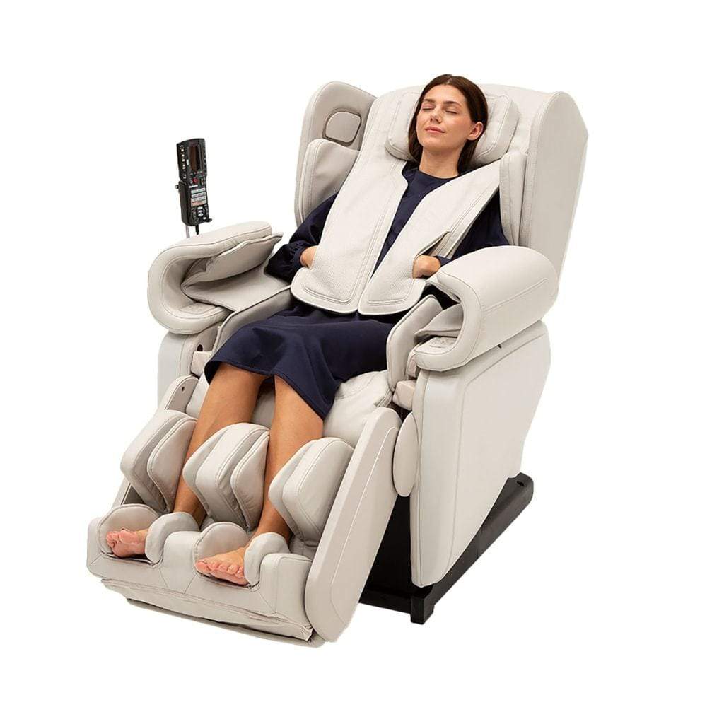 SyncaMassage ChairSynca Kagra 4D Premium Massage ChairIvoryMassage Chair Heaven